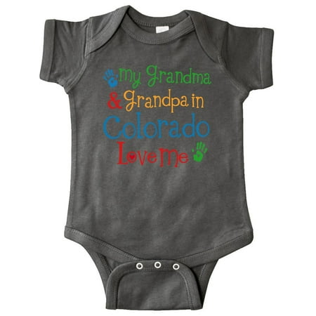 

Inktastic Colorado Grandma Grandpa Love Me Gift Baby Boy or Baby Girl Bodysuit