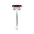 thumbnail image 3 of Angara Natural 2 Ct. Ruby Solitaire Ring in Sterling Silver for Women (Ring Size: 6), 3 of 10