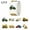 A, variant on 500 Pcs Per Roll Sticker Labels for Toy Cars Vehicles Decoration Sealing