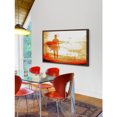 thumbnail image 3 of Parvez Taj  - 'Dusk Red Surf' Framed Painting Print 18 x 12, 3 of 6