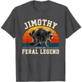 thumbnail image 2 of Jimothy Raccoon Seattle Feral Legend Meme T-Shirt, Cute Trash Panda Shirt, Cute Baby Raccoon shirt, 2 of 5