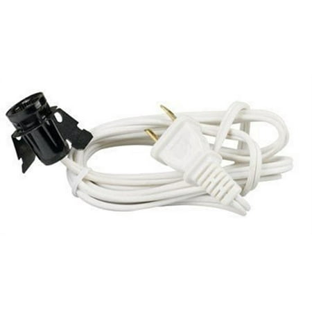 6 Cord Set W Socket White