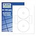 thumbnail image 3 of Blank Labels CD/DVD Labels, Neato Full Face Compatible, Small Center Style Spine and Case Labels Permanent White Matte, Inkjet and Laser Printer Guaranteed 50 Sheets 100 Disc Labels, 3 of 4