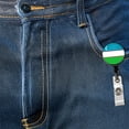 thumbnail image 6 of Uzbekistan Country Flag Retractable Reel ID Badge Key Card Name Tag Holder with Clip, 6 of 7