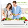 thumbnail image 3 of Scelleuse sous Vide, Machine de Scellage sous Vide Alimentaire, pour Conservation des Aliments Secs et Humides avec 5 Sacs de Scellage sous Vide, 3 of 5