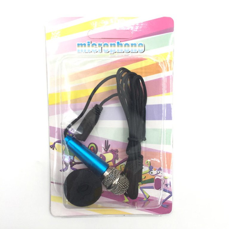 Studio Microphone Portable Mini 3.5mm Stereo Audio Mic Notebook