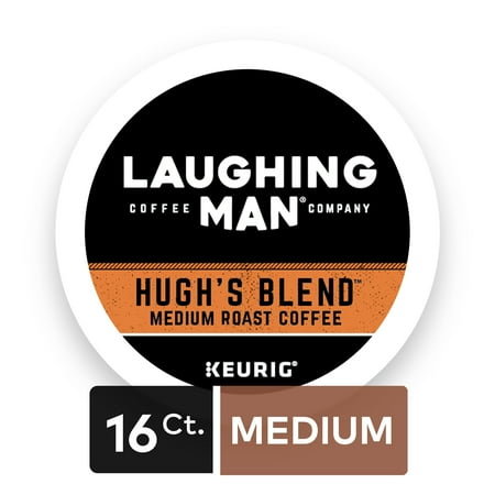 Laughing Man Hughs Blend Keurig Recyclable K Cup Coffee Pods Single Serve Fair Laughing Man Hughs Blend Keurig Recyclable K Cup Coffee Pods Single Serve Fair