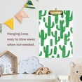 thumbnail image 4 of FORMRS Acrylic Clipboard with Low Profile Clip Standard A4 Letter Size, 12.5" x 9", Cactus Pattern, 4 of 8