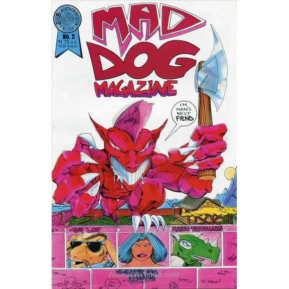 Mad Dog Magazine #2 VF ; Blackthorne Comic Book