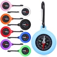 thumbnail image 1 of SHOWERORO Compact Pocket Compass For Hiking And Camping With Portable Design 9Pack, 1 of 6