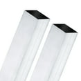 thumbnail image 1 of Tubo cuadrado de aluminio 6063 de 300 mm en paquete de 2, 30x30 mm de ancho exterior, 1 mm de grosor de pared, tubería de aluminio sin costura para construcción de marcos, 1 of 6