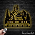 thumbnail image 2 of Handmadetneonsign German Shepherd Metal Wall Art, Dog Metal Sign Wall Decor, Pet Metal Wall Decor, 2 of 5