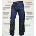 thumbnail image 4 of Skylinewears Mens Denim Workwear pants Cordura Knee Reinforcement Trousers Dark Blue 32-30, 4 of 7