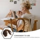 thumbnail image 3 of unbranded Ponytail Clip Extension Marrón De Temperatura Con, 3 of 6