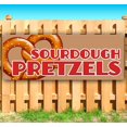 thumbnail image 1 of Sourdough Pretzels 13 oz Banner Heavy-Duty Vinyl Single-Sided With Metal Grommets, 1 of 4