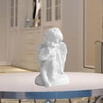 thumbnail image 1 of fastboy Resin White Angel Statue Desktop Decor Collection Window Props Christmas sitting, 1 of 9