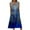 Dark Blue, variant on Uaswgudfs Sleeveless Flowy Summer Midi Dress - Women's Casual V-Neck Tank Dress with Button Detail & Breezy A-Line Sundress Silhouette