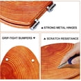 thumbnail image 2 of Nastarki Elongated Toilet Seat, Slow Close Wood Toilet Seats, Wooden Toilet Seats with Strong Alloy Hinges, 2 of 6