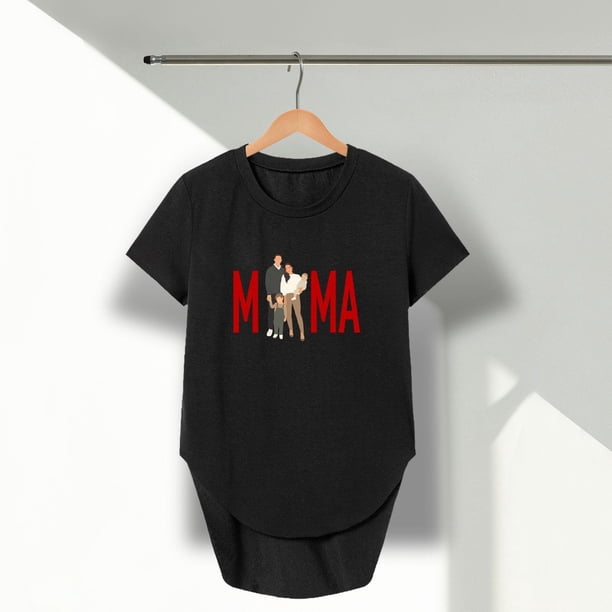 Camiseta básica para mujer, camiseta de moda con cuello redondo para caminar en la oficina, mujer L