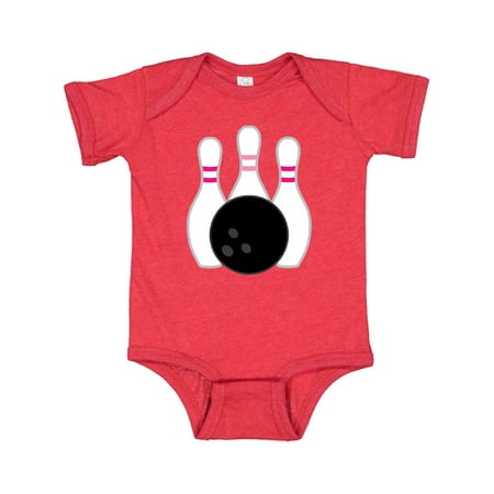 

Inktastic Bowling Pins (pink) Gift Baby Girl Bodysuit