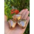 thumbnail image 4 of Copper Gemstone Hearts, Polished Copper Puffy Hearts, Copper Palm Stone, Copper Heart (5 Hearts）, 4 of 9