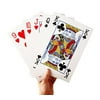 "Mega Jumbo Face Extra Large Playing Cards- 11"" X 8"" Big Full Deck, MASSIVE SIZE! 11 x 8 Mega Jumbo Playing Cards, Full Deck- 52 Card + 2 Jokers (quarter not.., By Forum Novelties"