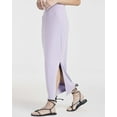 thumbnail image 4 of 3 Pack: Women's Ribbed High Waisted Maxi Skirt With Side Slit - Casual Long Pencil Skirt, 4 of 6