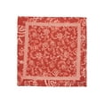 thumbnail image 4 of (2 pack) Time and Tru Women's Floral Bandana Burnt Orange, 4 of 4