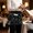 Black, White, Slate, Ink, variant on Black Halloween Waitress Apron with 3 Pockets, Moon Stars Spiders Webs Server Aprons Waterproof Kitchen Restaurant Half Waist Apron for Men Women