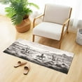 thumbnail image 2 of Coolnut Western Desert Cowboy Bath Rugs 39 x 20 Inch, Soft Absorbent Washable Plush Carpet with Non-Slip Rubber Back for Entryway, Bedroom, Kitchen, Bathroom Home Decor Gifts, 2 of 7