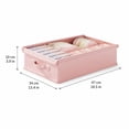 thumbnail image 3 of Closet Drawer Organizer And Storage Box With Dividers For Underwear Socks And Lingerie Foldable Wardrobe Organizer For Bedroom And Dresser Organization Solution, 1Pack F, 3 of 7