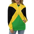 thumbnail image 4 of Jamaica Flag 3d Sweatshirts Hoodie Fashion Casual Personality Men's Women Street Hoodie Pullovers Long Sleeve Comfortable Top, 4 of 6