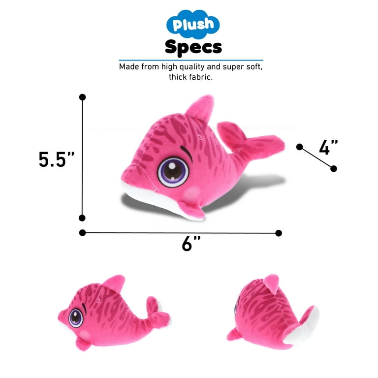 DolliBu Snug Mooshies Shark St￭ Animal Plush Toy - Large Cuddly Ocean Life Super Squishy Soft Toys Huggable Big Animals Girls Boys Cute Pillow Kids