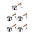 thumbnail image 2 of VONKY Stainless Steel Small Saucepan Heating Milk Camping 125ml 5Set, 2 of 6