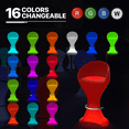thumbnail image 6 of MoNiBloom LED Light Up Bar Stool Modern Lighting Barstool RGB 16 Color Changing Chair with Remote & Footrest, Dimmable Decorative Chair for Pub Cafe Cocktail Party, 6 of 11