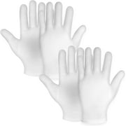 2 Pairs Moisturizing Gloves White Cotton Gloves Overnight Bedtime Heal Eczema Sleeping Lotion Hand Spa Treatment Gloves Repair Rough Cracked Dry Chapped Hands Skin