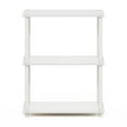 thumbnail image 4 of Furinno Turn-N-Tube 3-Tier Compact Multipurpose Shelf Display Rack White/White, 4 of 5