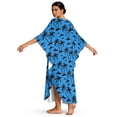 thumbnail image 3 of DISNIMO Palm Tree Print Kaftan for Women Dress V-Neck Batwing Sleeve Kaftan Maxi Dresses Plus Size Beach Cover Up Summer Vacation Bathing Suit Cover ups, 3 of 7