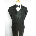 thumbnail image 6 of INFANT,TODDLER & BOY  WEDDING FORMAL PARTY No Tail Tuxedo SUIT BLACK S M L -6,7, 6 of 9