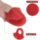 thumbnail image 4 of 4uds Engrosados Mini Horno Guantes, Calor Resistentes Silicona Horno Mitones Dedo Pinza Agarres Soporte Olla para Cocina, Repostería, Barbacoa, Rojo, 4 of 6
