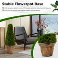 thumbnail image 6 of Costway 3 FT Artificial Boxwood Topiary Tree Potted Fake Tree Indoor & Outdoor Faux Tree, 6 of 10
