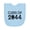 AE-Light Blue, variant on Inktastic Class of 2044 Childrens Future Graduate Newborn Bib