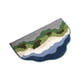 thumbnail image 2 of Ofertas Especiales, Alfombrilla absorbente para baño con diseño de musgo de viento, alfombrilla para entrada de baño, alfombrilla de inodoro sintética Akmoler, 2 of 9