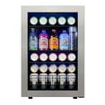 thumbnail image 2 of Ca'Lefort 77 Can Beverage Cooler Refrigerator, 2.18 Cu.ft. Beverage Fridge with Glass Door for Soda Beer for Home Office, 2 of 10