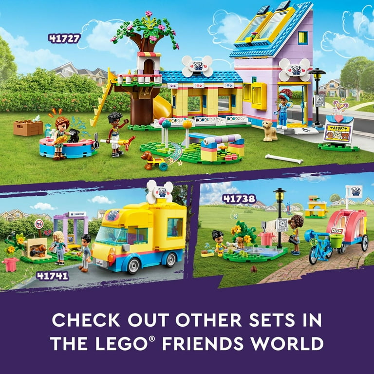 ma  LEGO Friends Dog Rescue Center 41727, Vet Set Animal Playset for