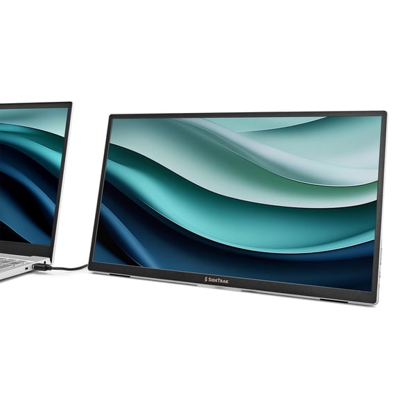 SideTrak Solo Essential Extensor de monitor portátil de 15,6'', pantalla dual LCD FHD para portátil con soporte, compatible con Mac, PC, Chrome, alimentado por puerto USB o HDMI