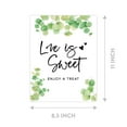 thumbnail image 4 of Koyal Wholesale Watercolor Eucalyptus Leaves Wedding Signs Bundle 30-Set for Ceremony, Reception Decor Signage, 4 of 5
