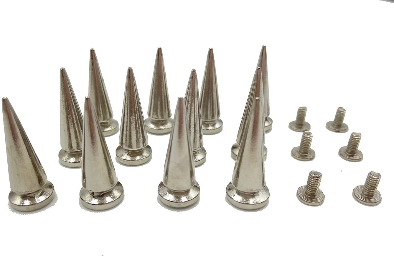 Rivet Bullet Leather Clothing  LeatherCrafts Cone Spike Studs Screw Zinc Alloy 