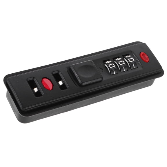 FOMIYES Travel Combination Lock for Suitcase Black Portable Luggage Password Lock