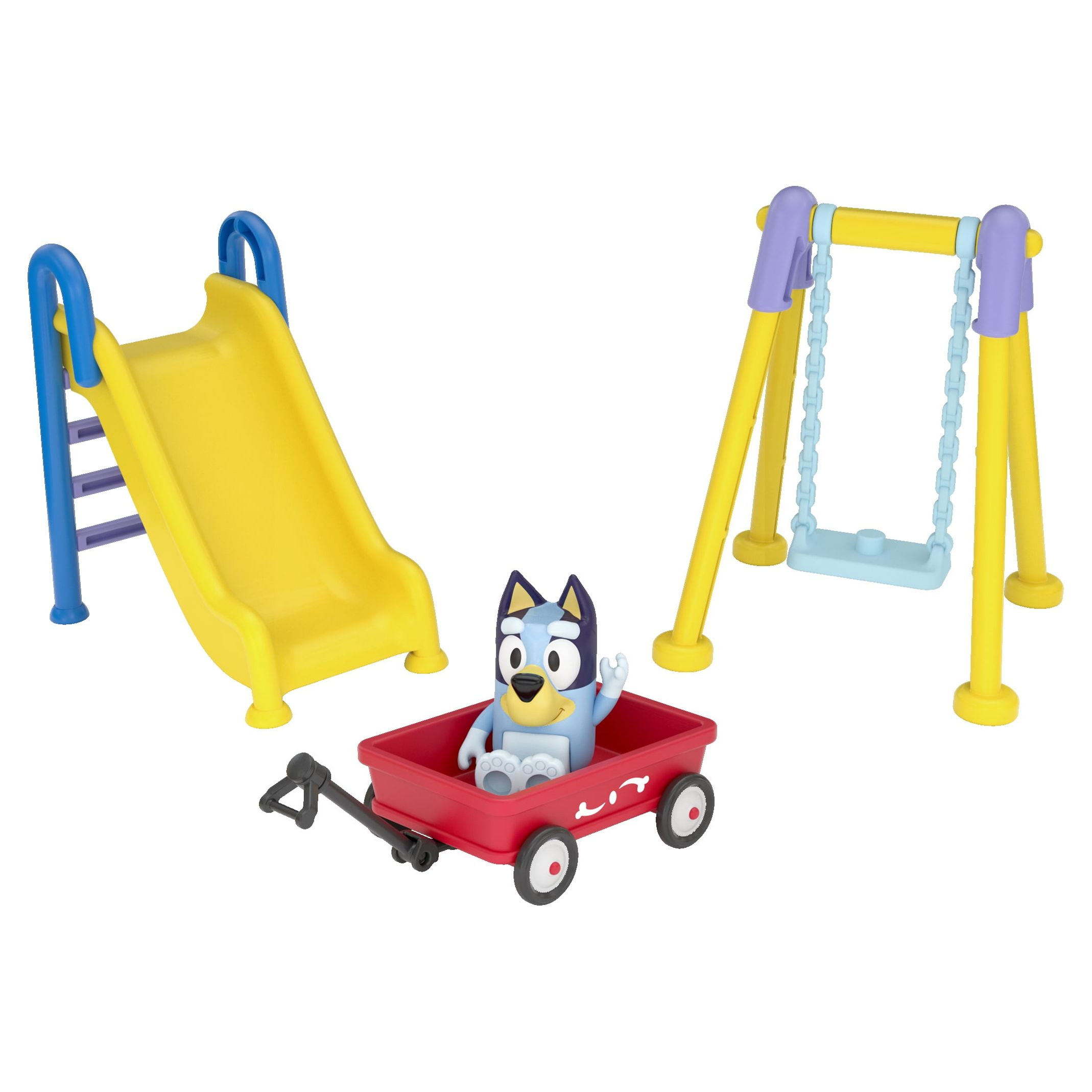 Bluey Tree Playset With Inside Figurines - Big Family, Flower